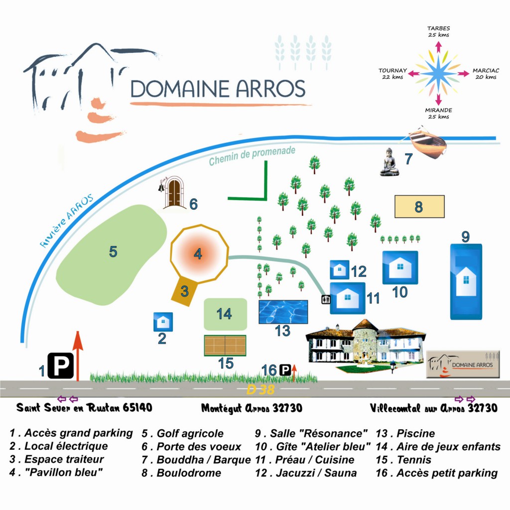 Plan Domaine Arros